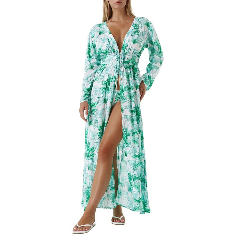 Melissa Odabash Womens Farrah Maxi Open Kaftan